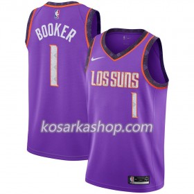 Dres Phoenix Suns Devin Booker 1 Nike 2018-19 City Edition Ljubičasta Swingman